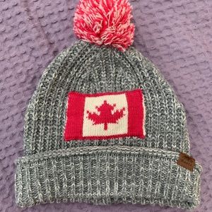 Pink and gray roots hat